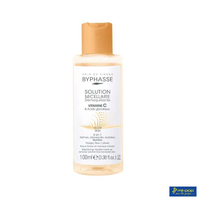 BYPHASSE  MICELARNA VODA SOLUTION VITAMIN C &GLYCOLIC ACID 100ML 