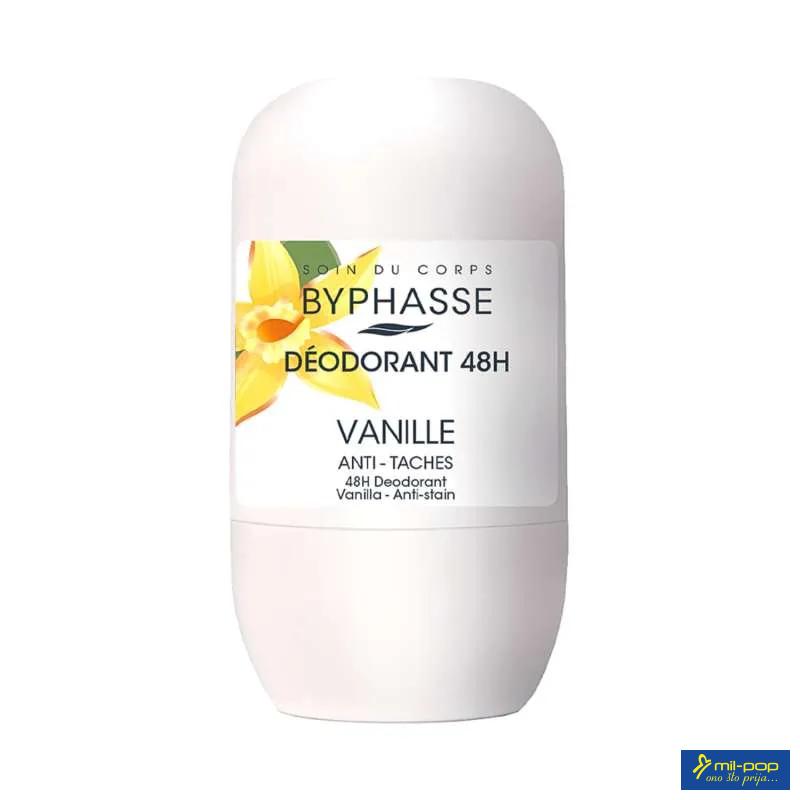 BYPHASSE ROLL ON 24H VANILA 50ML 
