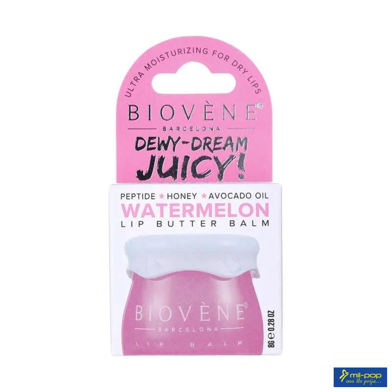 BIOVENE LIP BUTTER BALM DEWY- DREAM ULTRA MOISTURIZING FOR DRY &CHAPPED LIPS WATERMELON+PEPTIDE