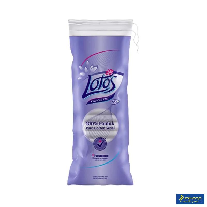 LOTOS 100GR CIK CAK VATA 100% PAMUK (ECONOMY PAK) 