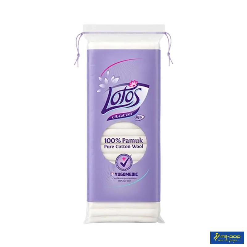 LOTOS 50GR - CIK-CAK VATA 100% PAMUK (ECONOMY PAK) 