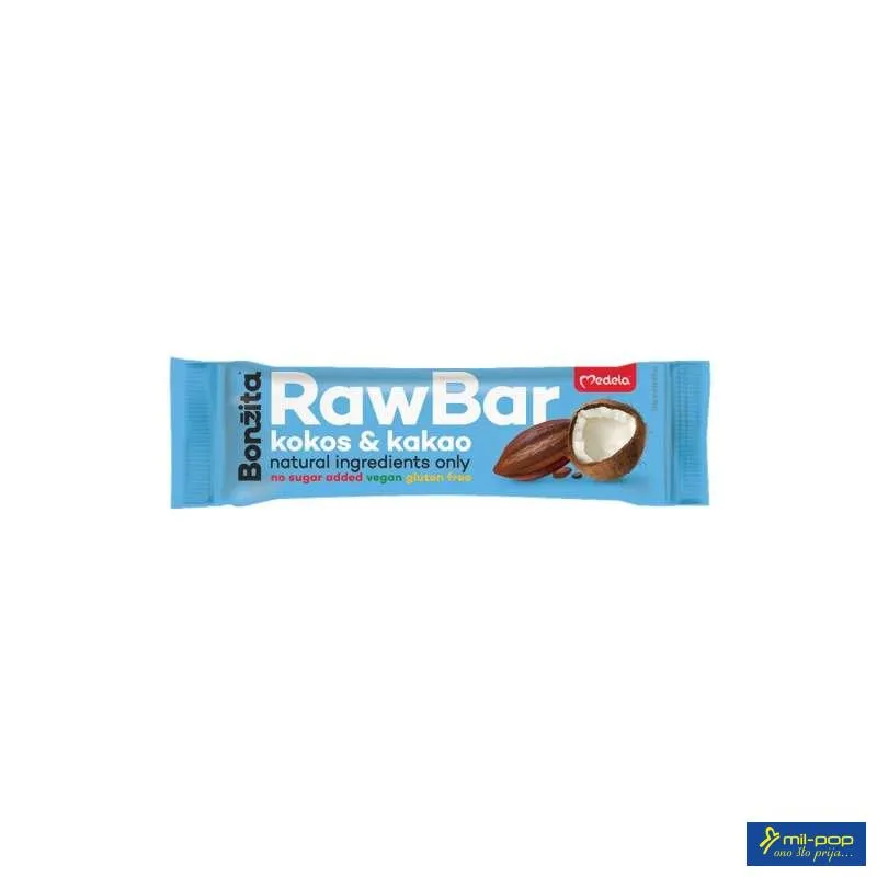 RAW BAR KOKOS I KAKAO 50G MEDELA 