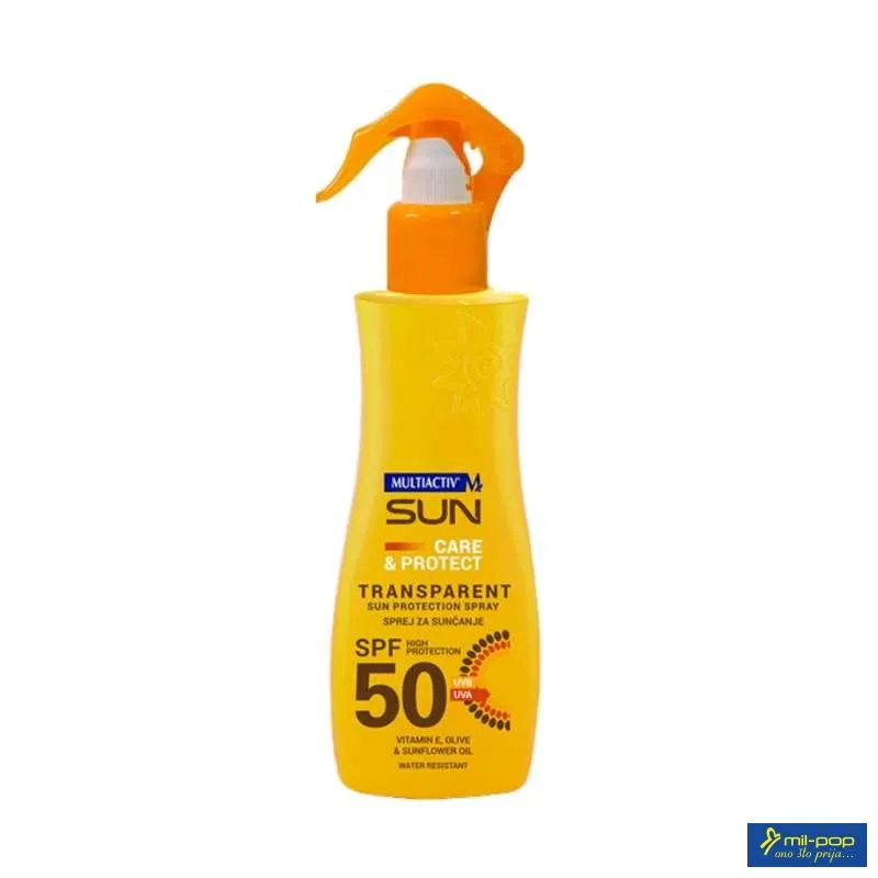 MULTIACTIV SUN C&P MLIJEKO ZA SUNCANJE SPRAY SPF 50 200ML