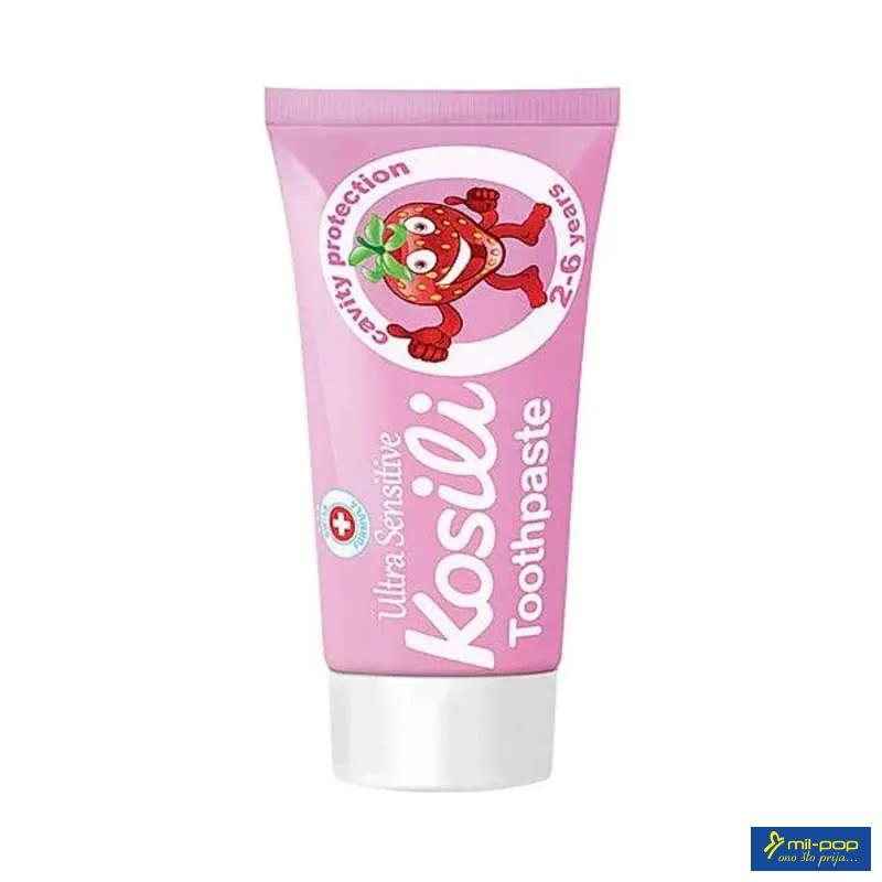 KOSILI DEČIJA PASTA ZA ZUBE JAGODA 50ML 