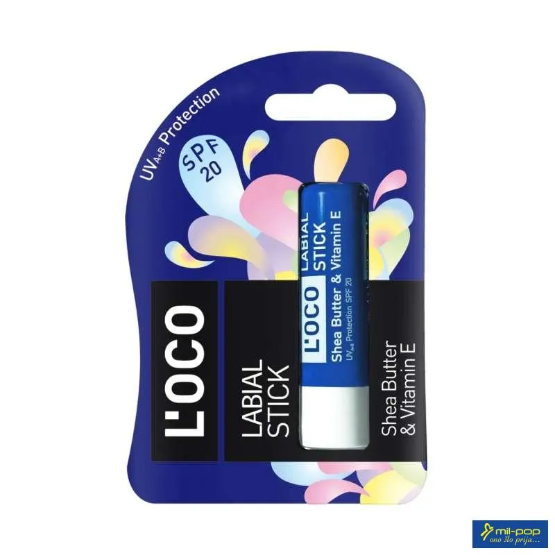LABELLO LOCO STICK BUTER&VITAMIN E 4.4GR 