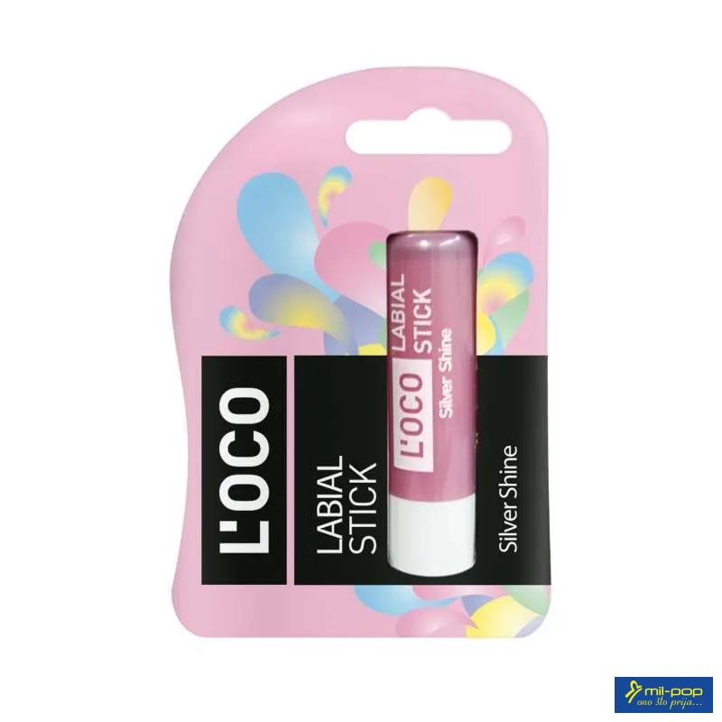 LABELLO LOCO STICK SILVER SHINE  4.4GR 