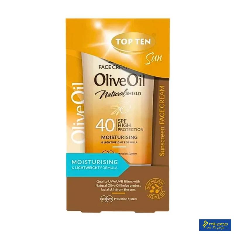 TOP TEN OIL KREMA ZA LICE SPF40 - 50ML 