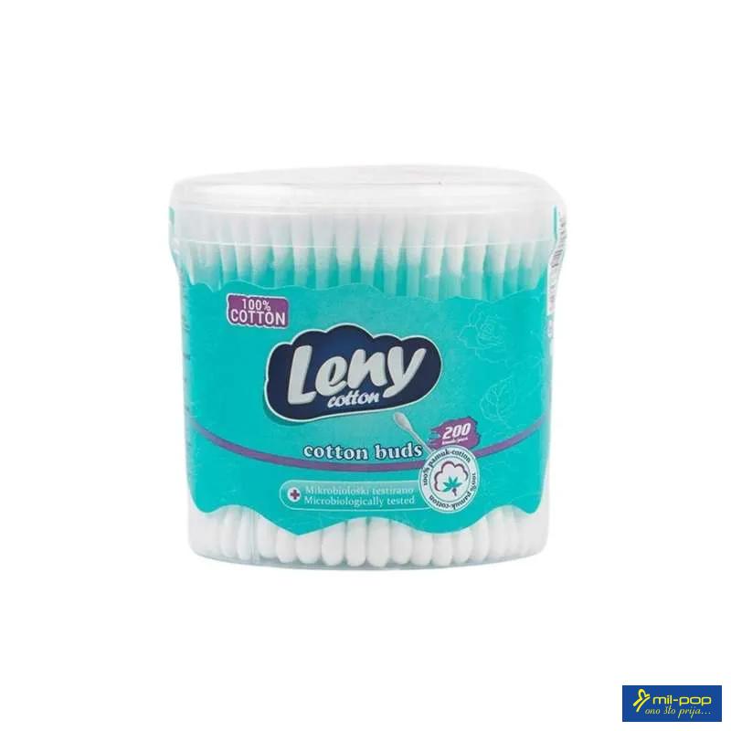 LENY BIO STAPICI ZA USI 200 KOM OKRUGLA KUTIJA