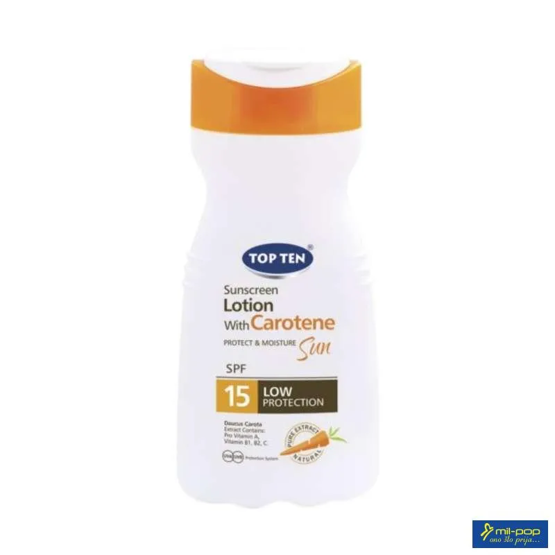 TOP TEN CARROTEN LOSION SPF15 200ML