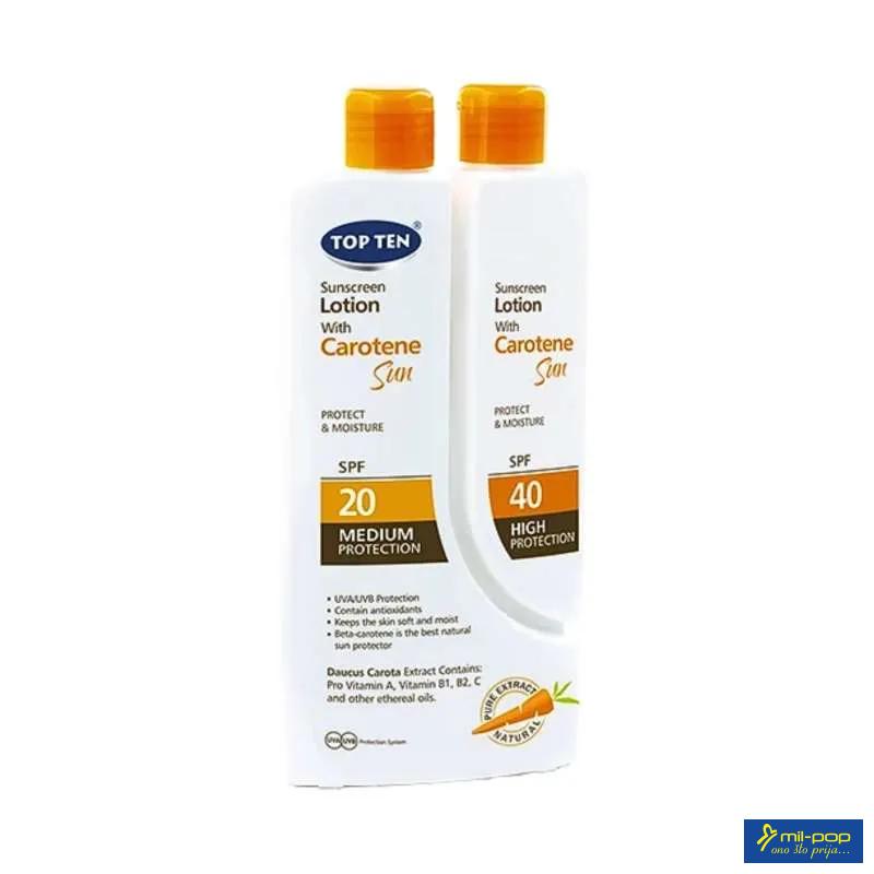 TOP TEN CARROTEN LOSION SPF20/40 - 300ML 