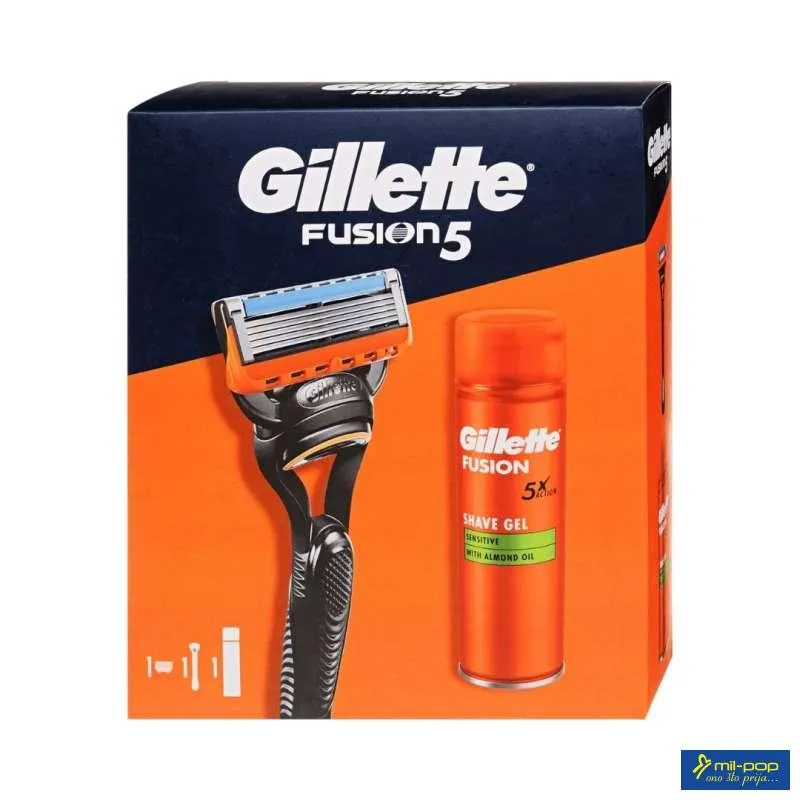 GILLETTE SET 2023 FUS 1UP +FUS GEL 200ML EM 
