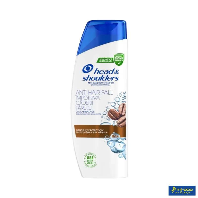 HEAD&SHOULDERS ŠAMPON CAFFEINE 330ML 