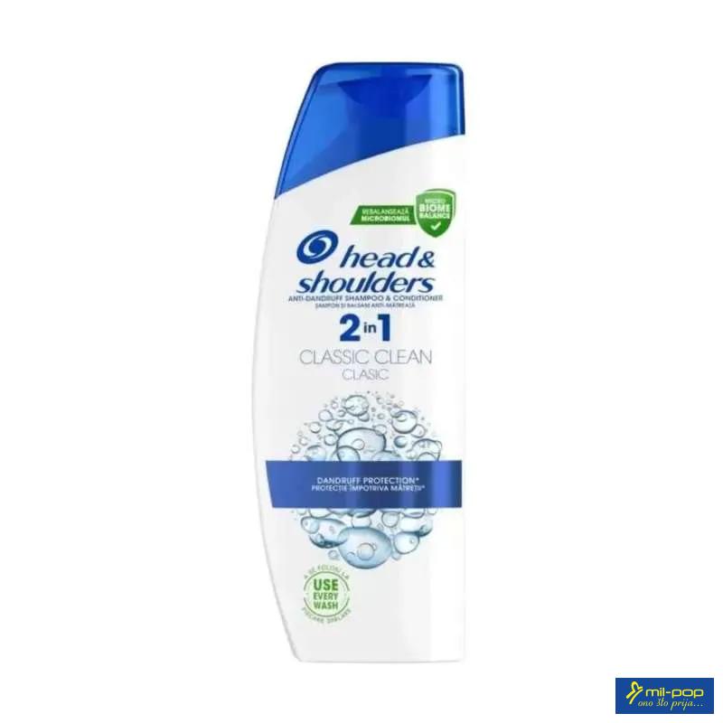 HEAD&SHOULDERS ŠAMPON CLASSIC CLEAN 2IN1 500ML 