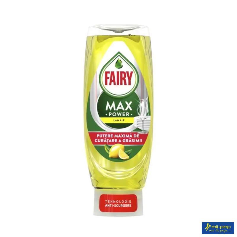 FAIRY TEČNOST ZA PRANJE SUĐA MAX POWER LEMON 545 ML 