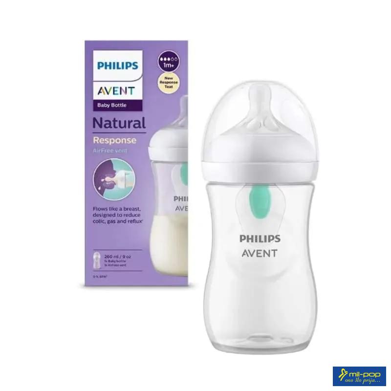 PHILIPS AVENT NATURAL RESPONSE FLAŠICA 260ML SA AIRFREE VENTILOM 