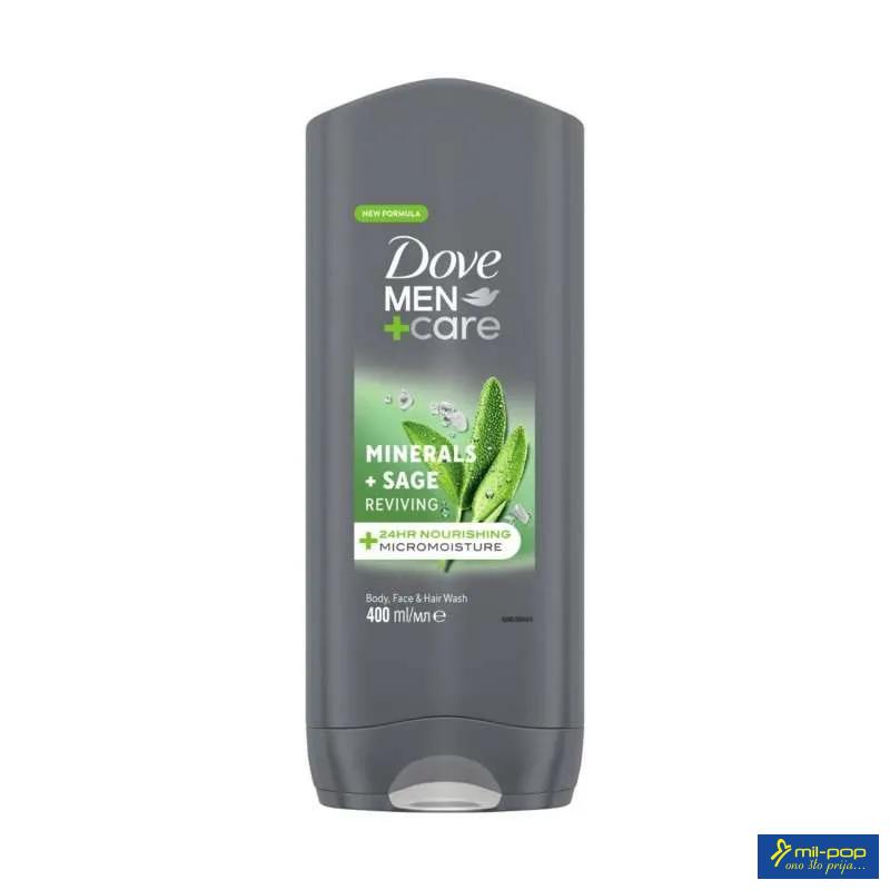 DOVE GEL ZA TISIRANJE MINERALS SAGE 400ML M.