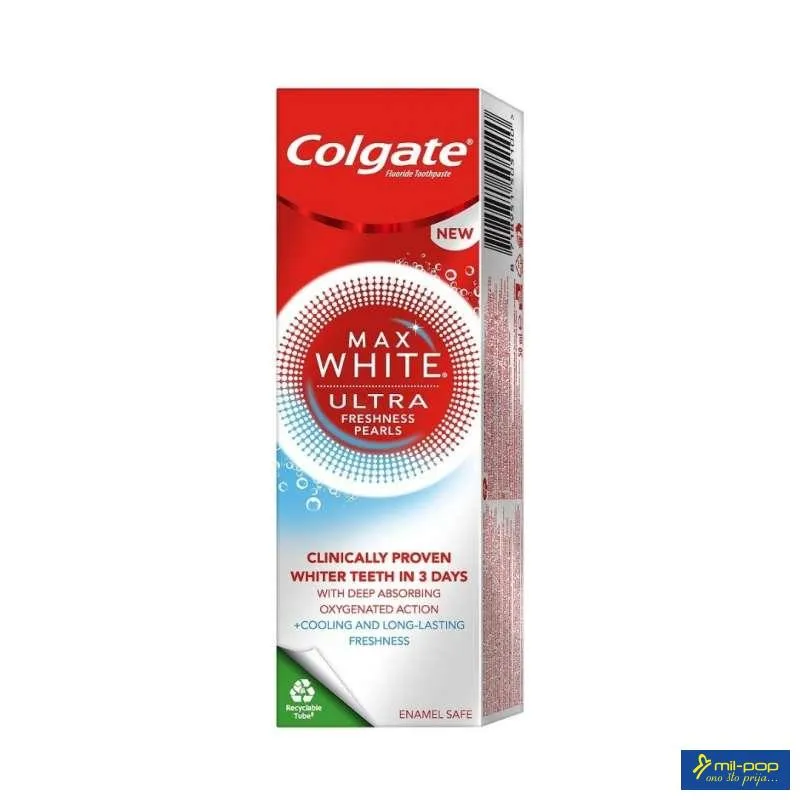 COLGATE PASTA MAX WHITE ULTRA FRESHNESS PEARLS 50ML