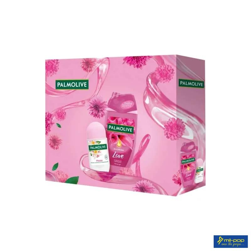 PALMOLIVE ŽENSKI SET LOVE SG+ROLL ON HAPPY 50 