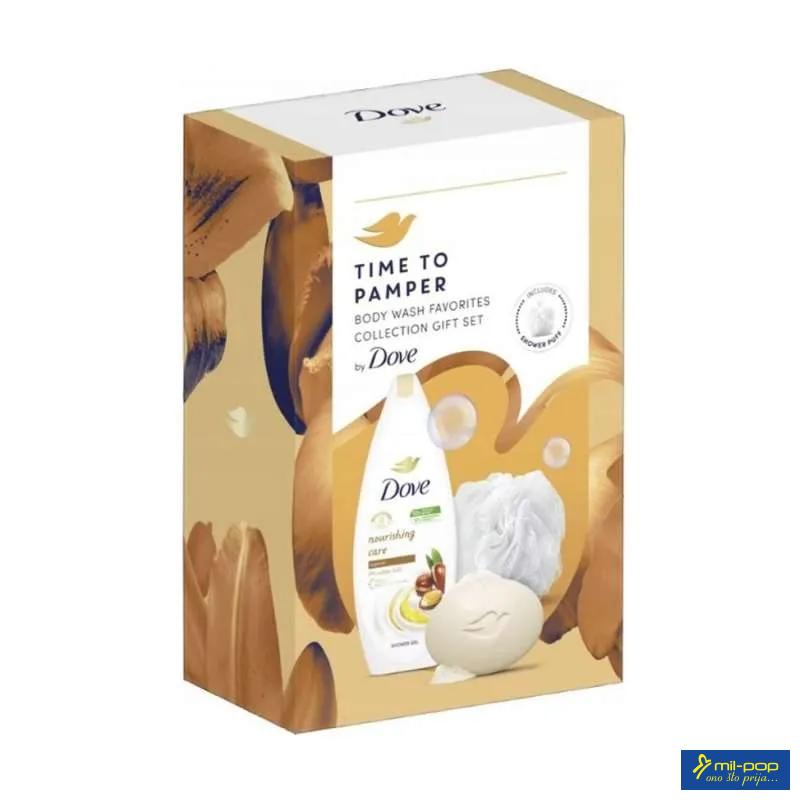 DOVE SET GBW 4 NOURISHING 23/24 (GEL+SAPUN+PUFNA GRATIS)
