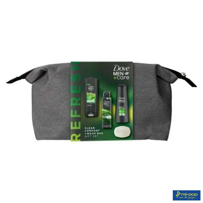DOVE MEN GB 5 REFRESH 23/24 (GEL+SPREJ+SHAMPOO+SAPUN) - NESESER GRATIS
