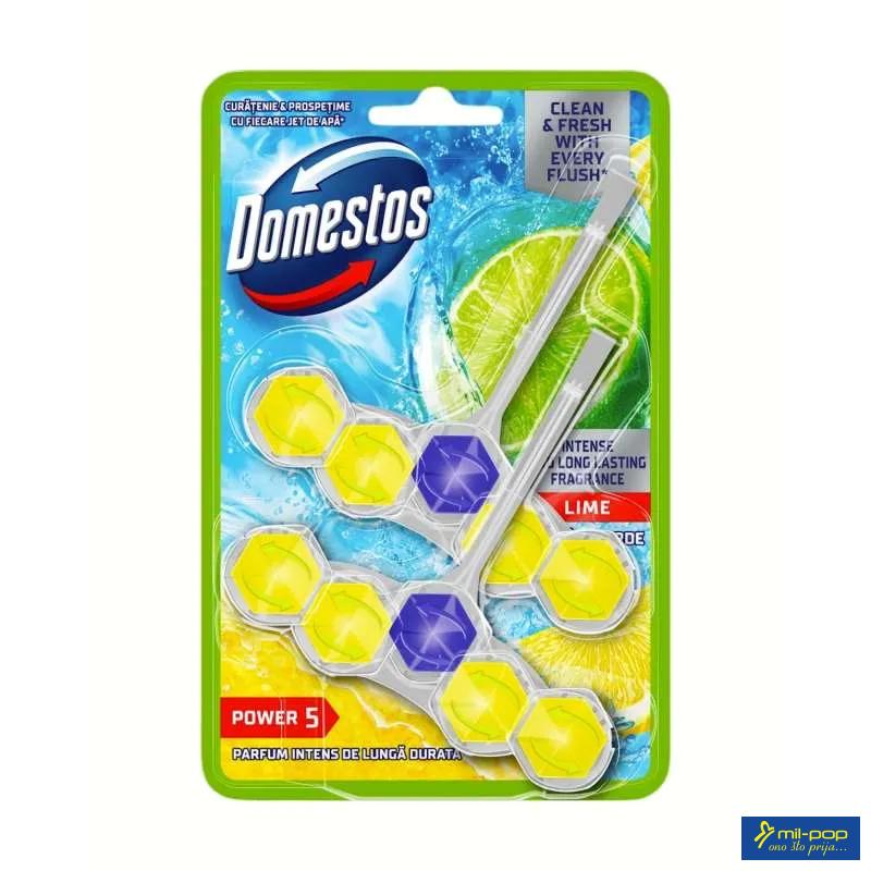 DOMESTOS POWER 5 LIME 2X50GR - OSVJEŽIVAČ WC ŠOLJE 