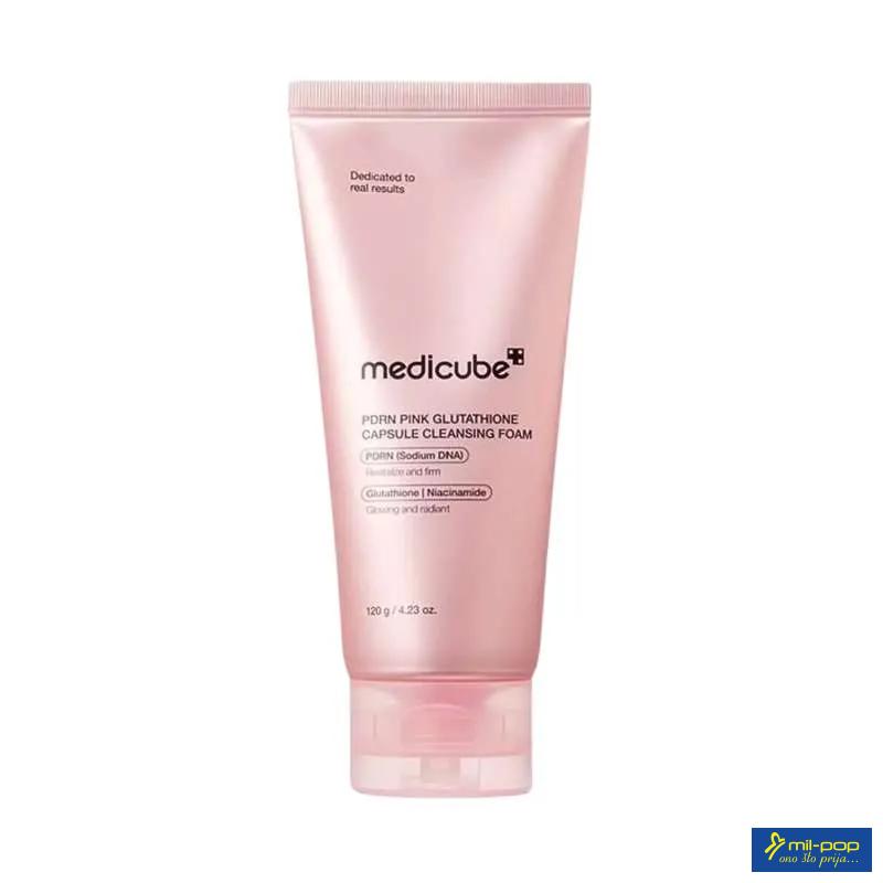 MEDICUBE PDRN PINK GLUTATHIONE CAPSULE CLEANSING FOAM 120G 