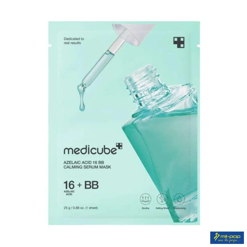 MEDICUBE AZELAIC ACID 16BB CALMING SERUM MASK 