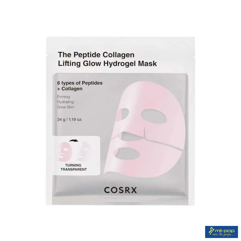 COSRX PEPTIDE COLLAGEN GLOW HYDROGEL MASK 