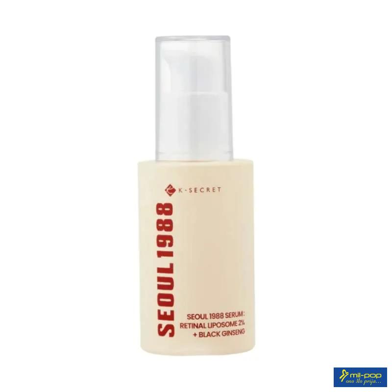 K-SECRET SEOUL 1988 SERUM : RETINAL LIPOSOME 2 % + BLACK GINSENG 30 ML 