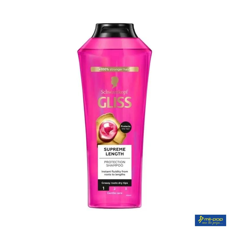 GLISS ŠAMPON 400 ML SUPEREME LENGTH