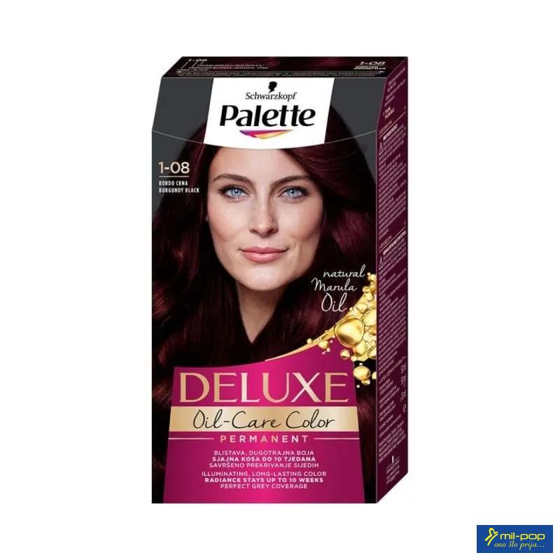 PALETTE DELUXE 1-08 BORDO CRNA