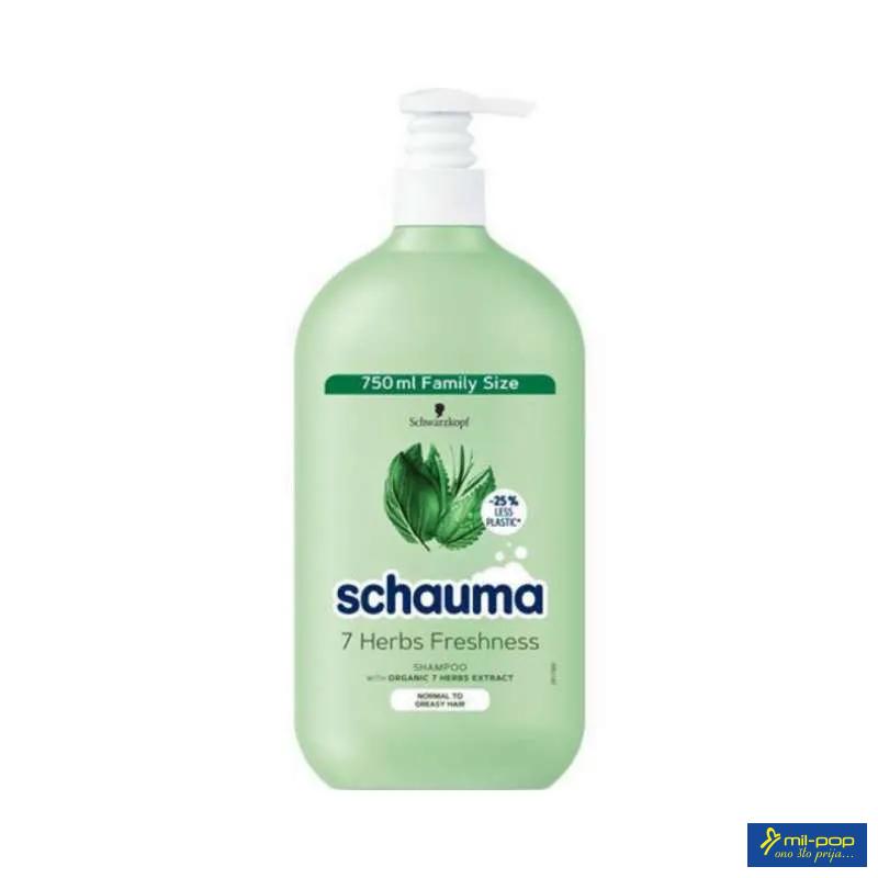 SCHAUMA SAMPON 750ML 7 TRAVA 750ML