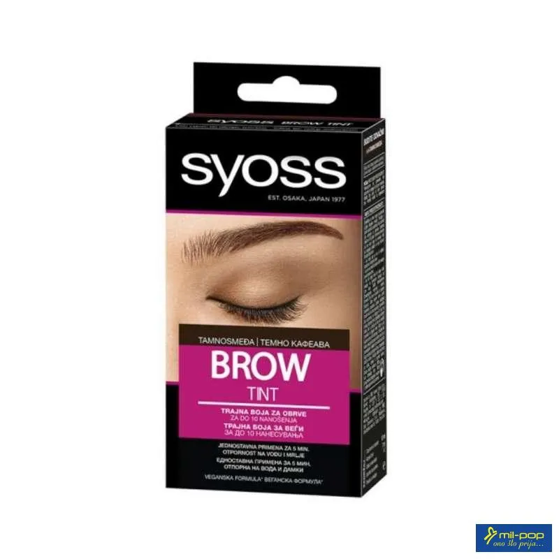 SYOSS FARBA ZA OBRVE DARK BROWN