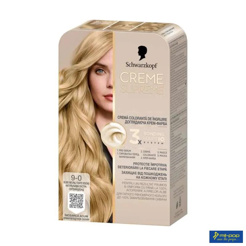 CREME SUPREME 9-0 PRIRODNO VEOMA SVETLO PLAVA
