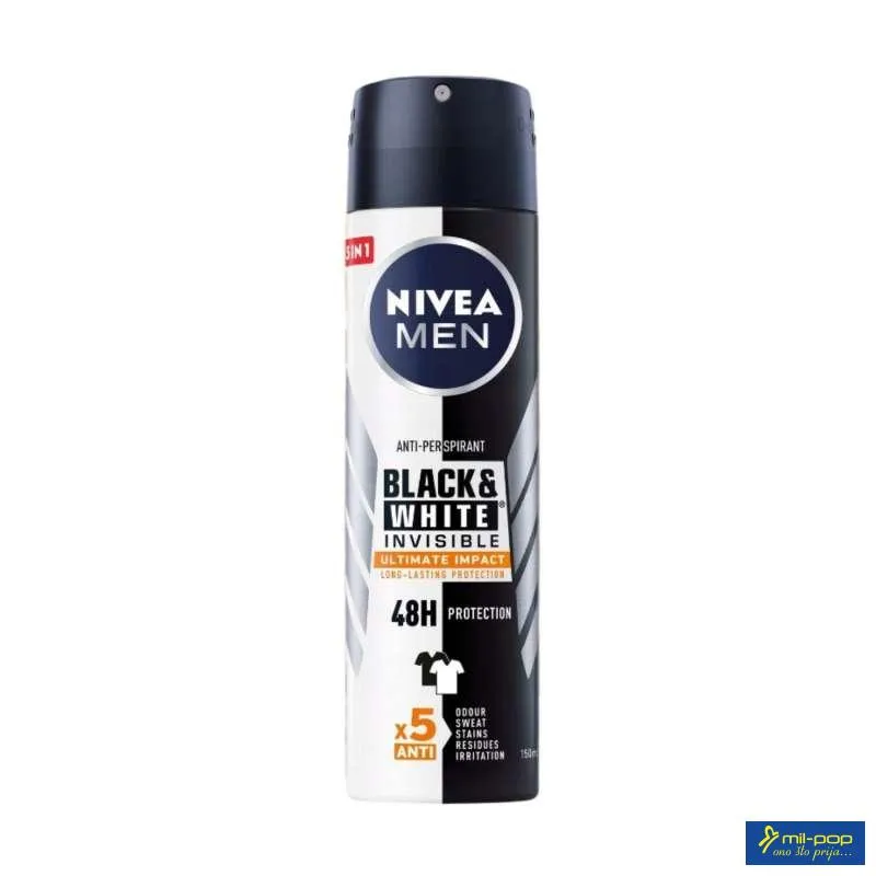 NIVEA Dezodorans black & white ultimate impact dezodorans u spreju