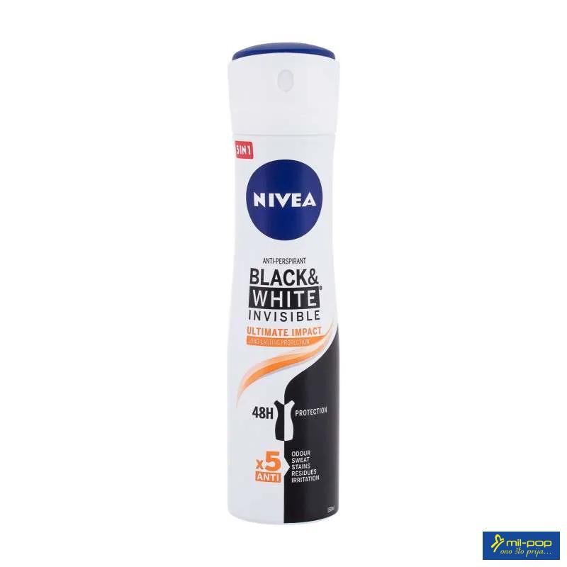 NIVEA Dezodorans black & white ultimate impact dezodorans u spreju 