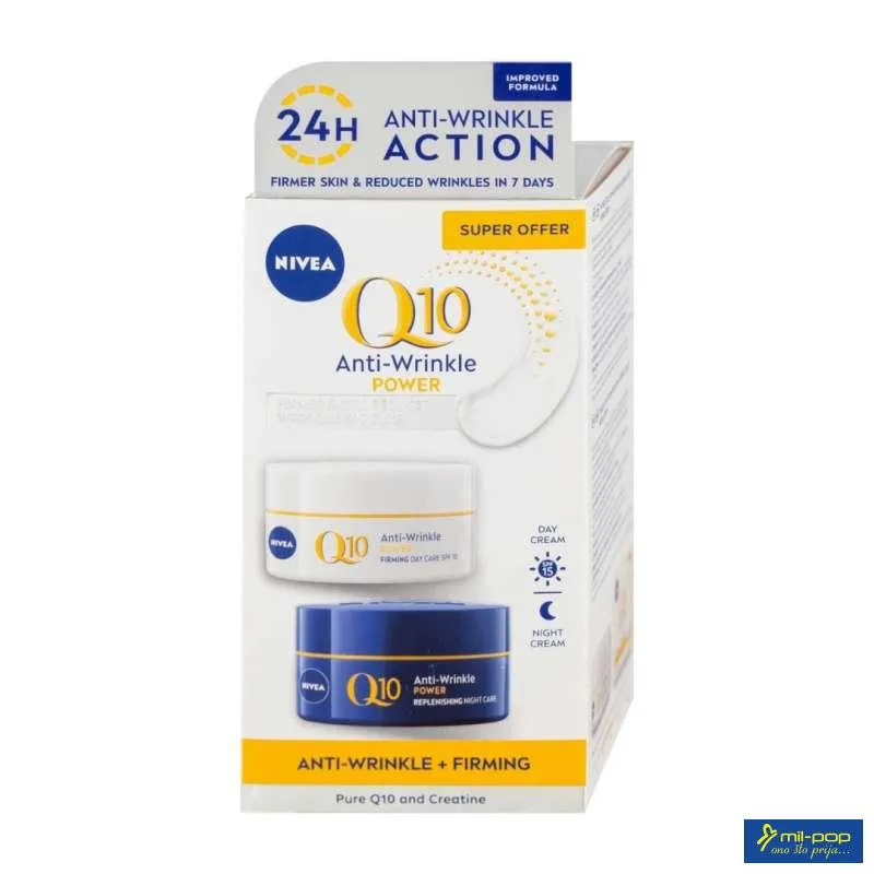 NIVEA KREME Q10 DUOPACK (DNEVNA I NOCNA) 