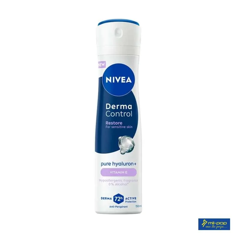 NIVEA DEO DERMA CONTROL RESTORE SENSITIVE SKIN 150 ML 