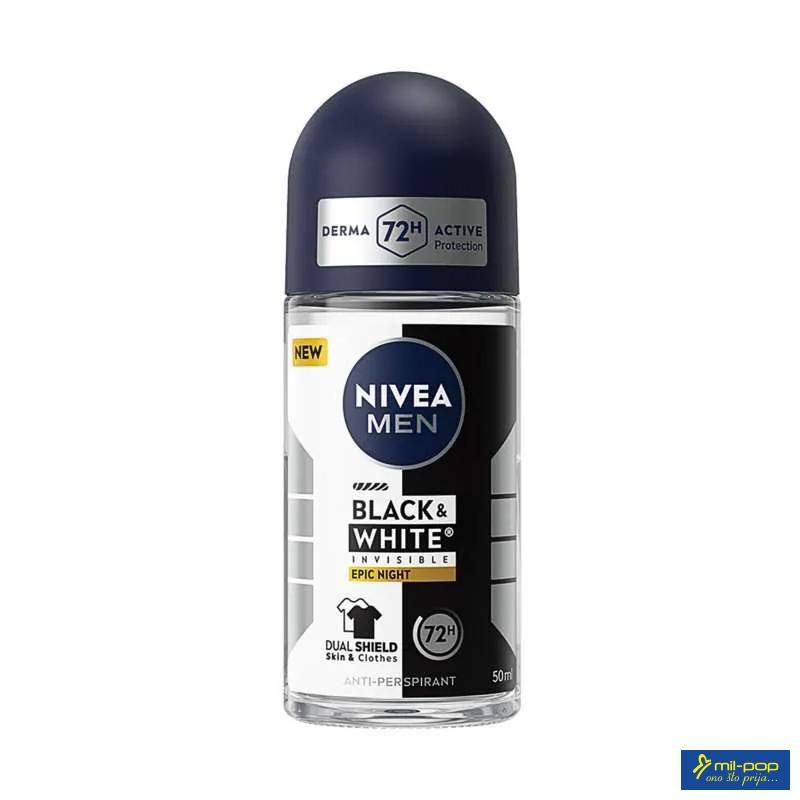 NIVEA ROLL ON MUŠKI B&W EPIC NIGHT 50ML 