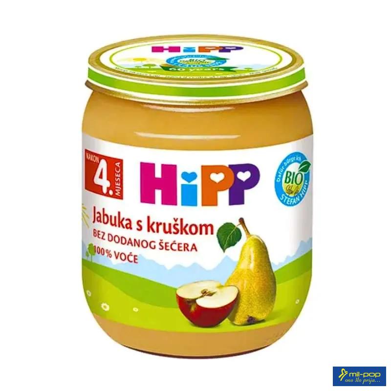 HIPP KAŠICA - JABUKA S KRUŠKOM 125G 