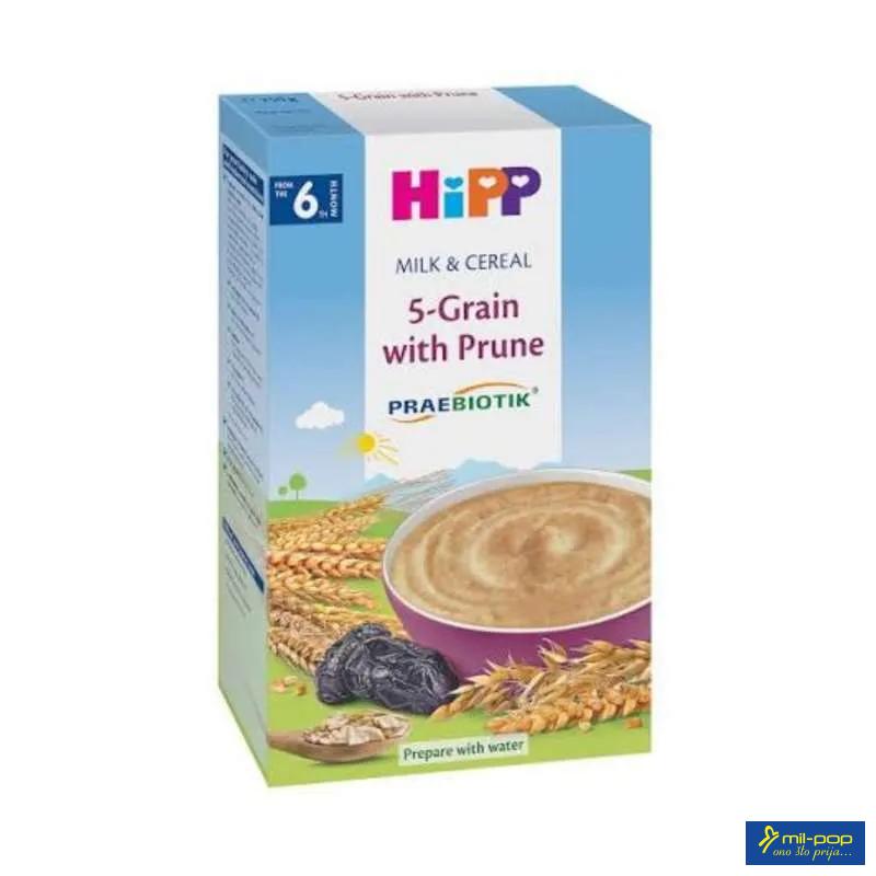 HIPP INSTANT MLIJEČNA KAŠA -PET VRSTA ŽITARICA 