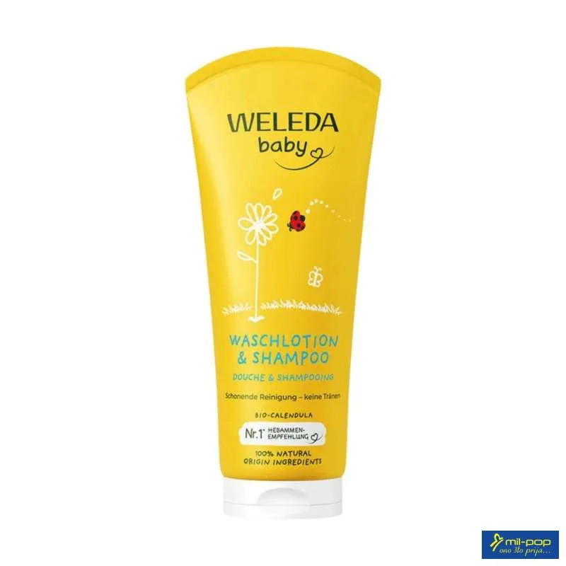 WELEDA BABY ŠAMPON I KUPKA OD NEVENA 200 ML 