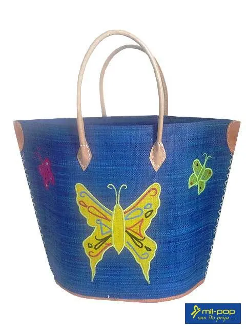 LA PLAGE TORBA ZA PLAZU S AVEC POCHON BUTTERFLY
